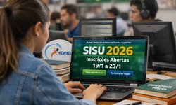 Inscrições para o Sisu 2026 começaram nesta segunda-feira 