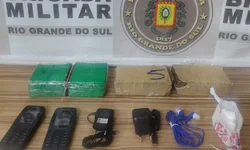 BM apreende drogas e celulares na Modulada