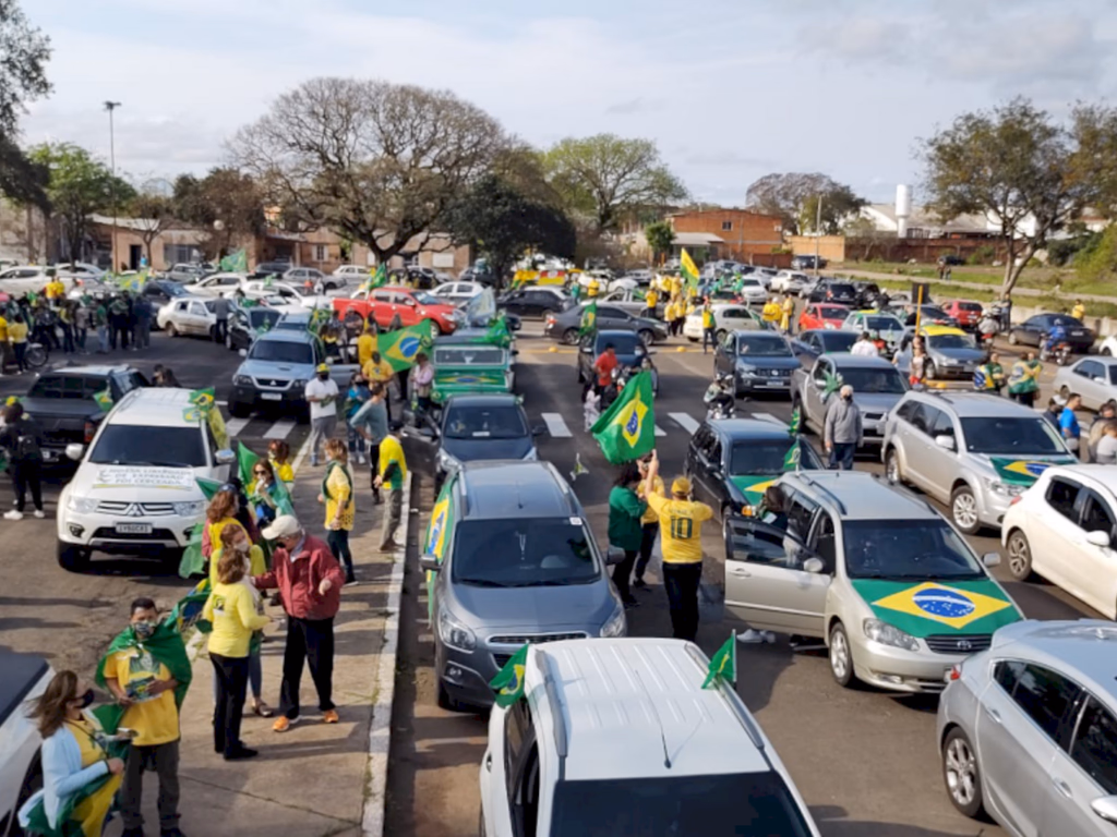 Uruguaiana teve atos pró-Bolsonaro