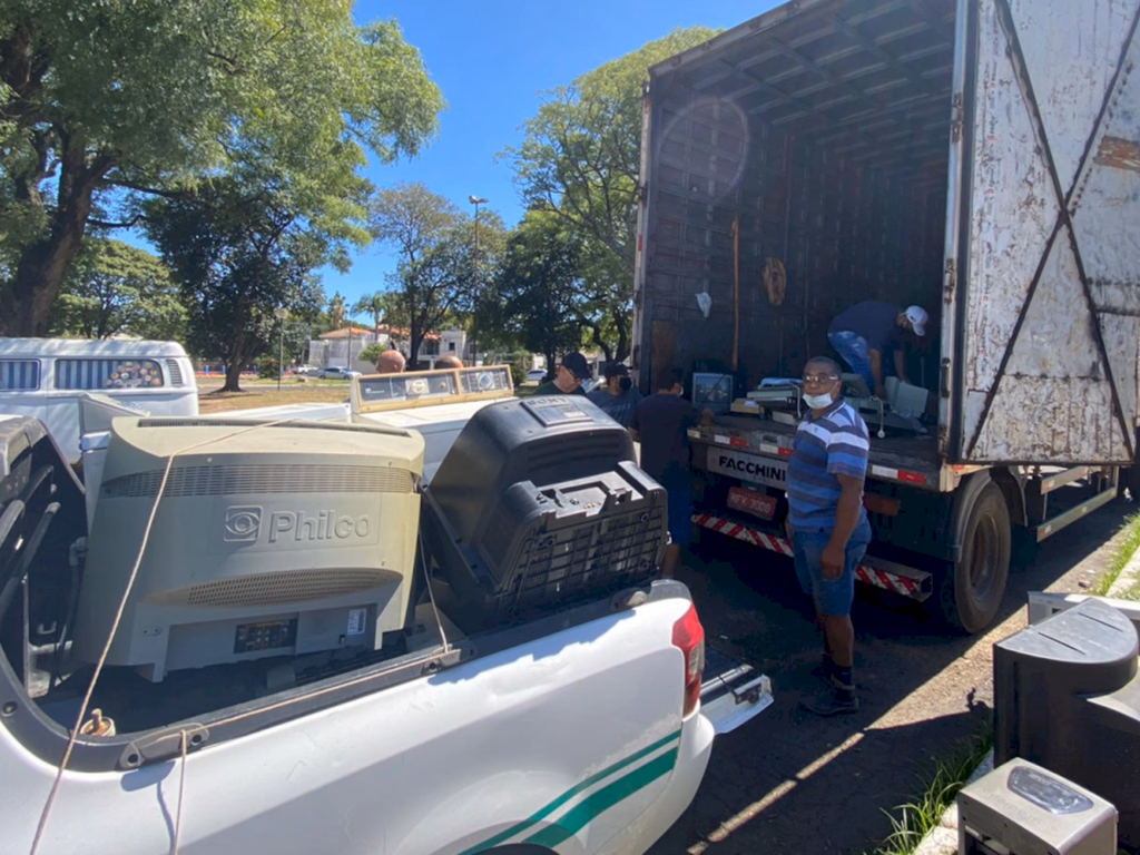 Primeira etapa da coleta arrecada sete toneladas