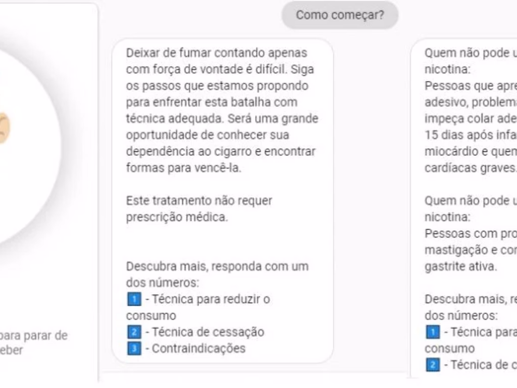Assistente virtual de app brasileiro ajuda a parar de fumar