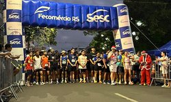 Corrida de Natal mobilizou 350 participantes 