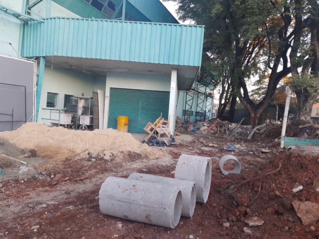 Obras do Ginásio Municipal estão 75% concluídas