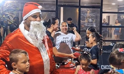 Choque promove Festa de Natal reunindo alunos do projeto ‘Jiu-Jitsu Para Todos’