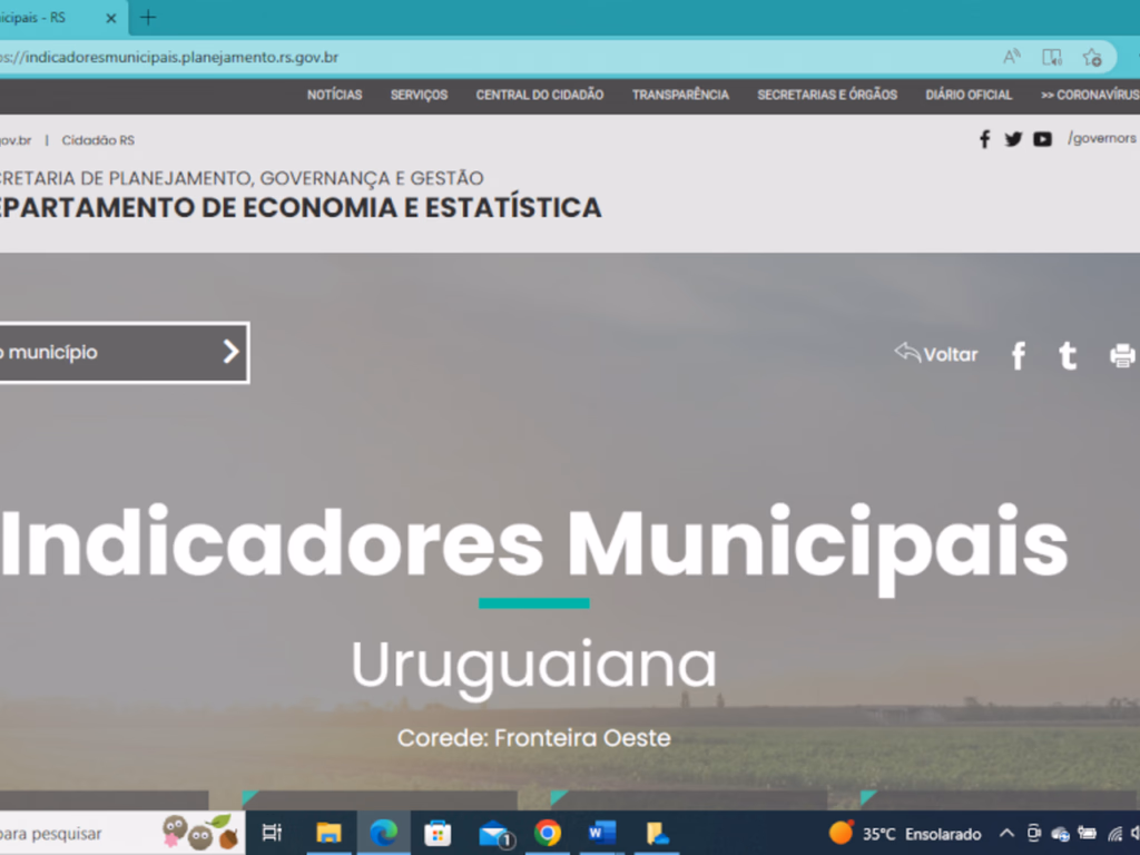 Governo lança Portal de Indicadores Municipais