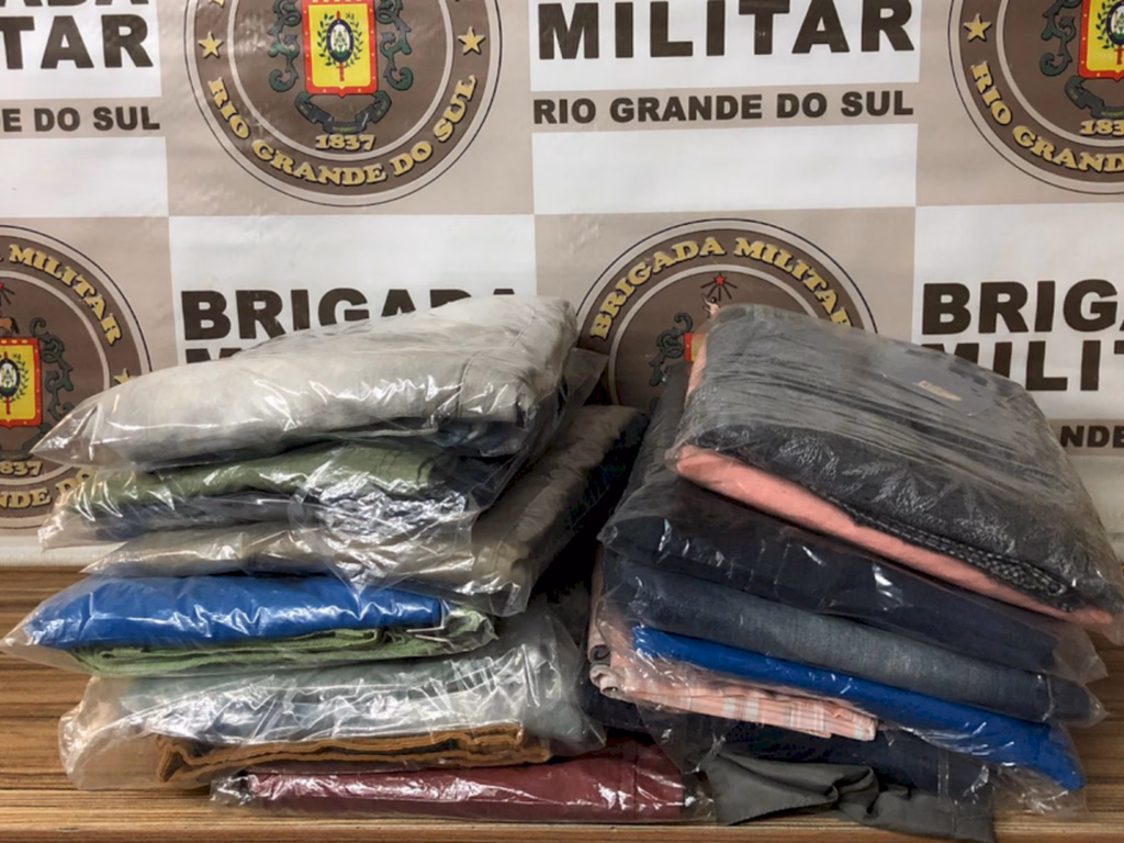 Trio é capturado após furtar loja no calçadão