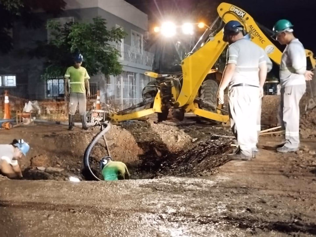 BRK realiza manutenção emergencial