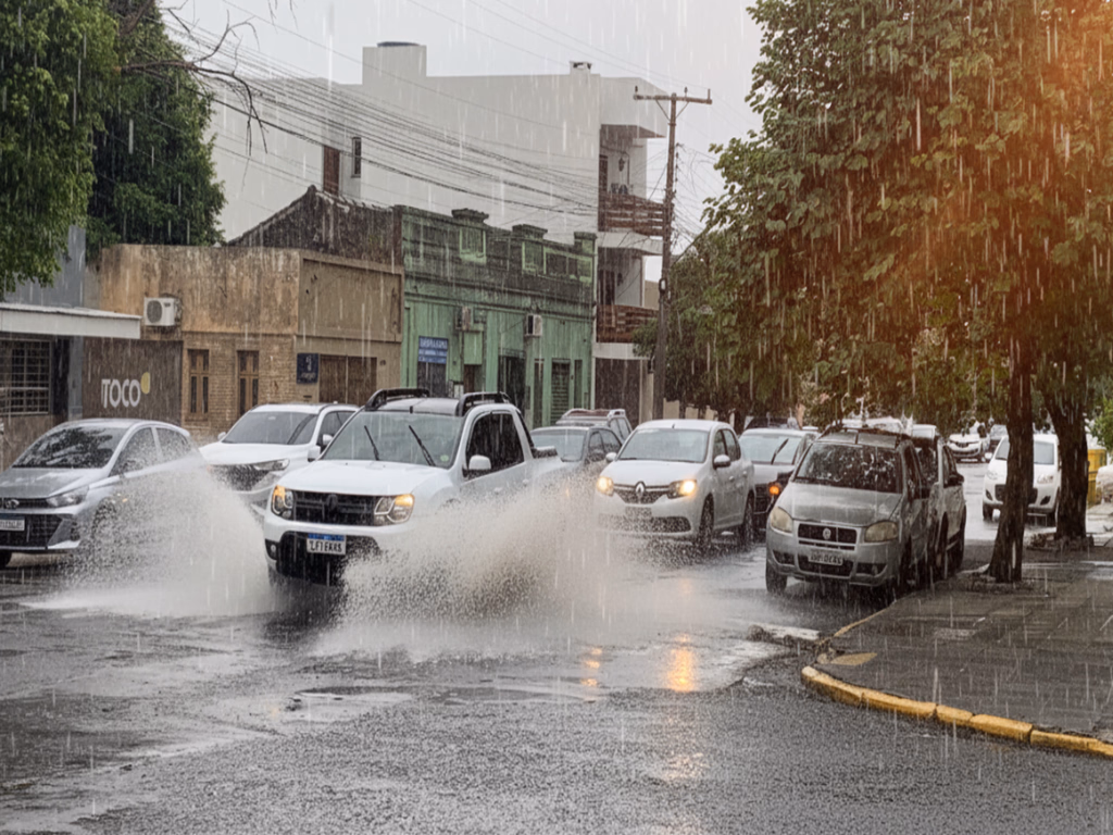 Uruguaiana terá final de semana com chuva e ventos fortes