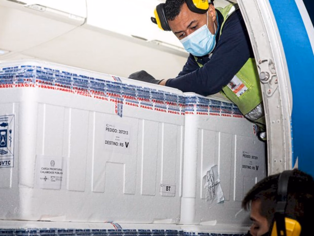 Com novas remessas, RS recebeu até o momento 90% das vacinas esperadas para junho