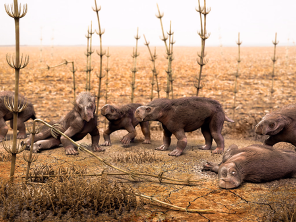 Pesquisadores da Unipampa encontram fósseis de seis filhotes de réptil primitivo