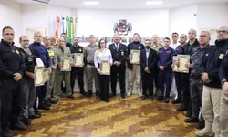 Profissionais da segurança foram homenageados pelo Legislativo