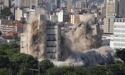 Implosão ocorreu em sete segundos