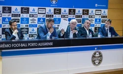Diretoria gremista concede coletiva após ajuizar reclamação na Conmebol