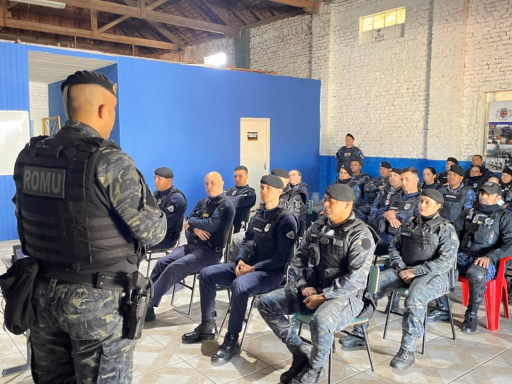Guarda Municipal recebe treinamento avançado em Controle de Distúrbios Civis