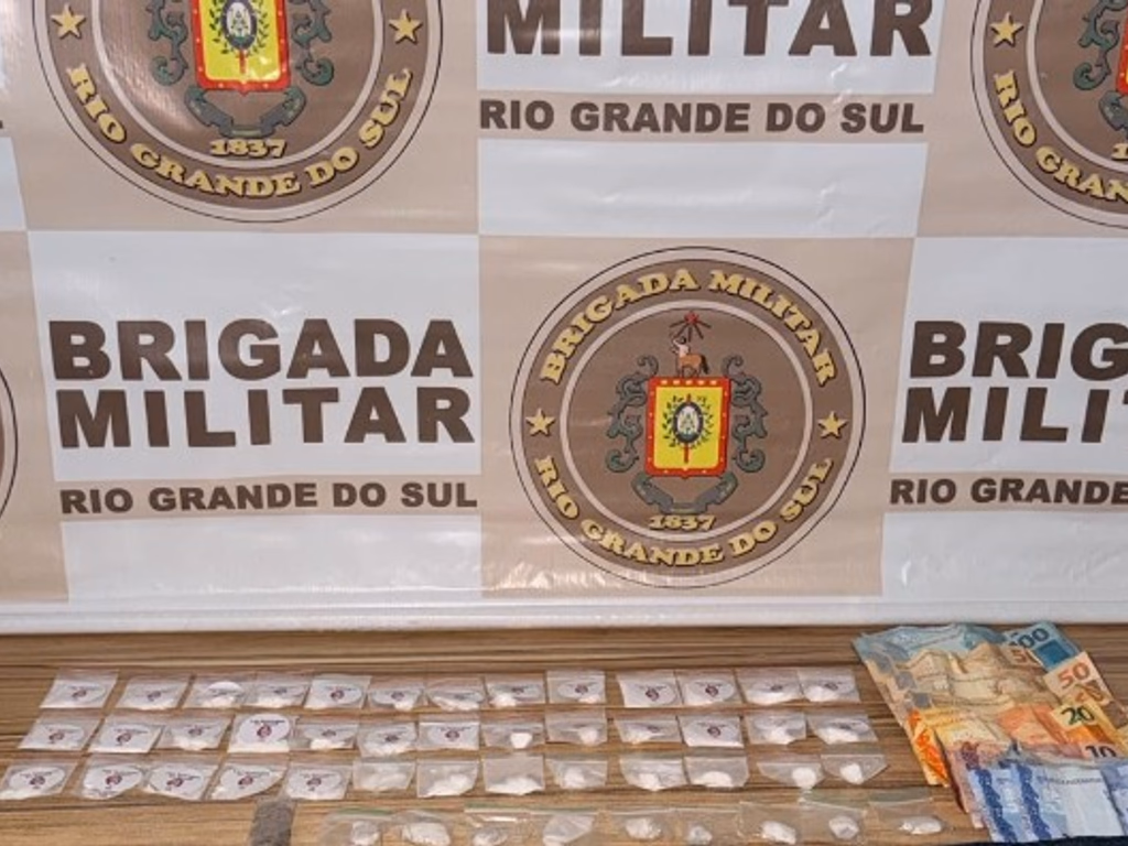 Brigada Militar prende homem por tráfico de drogas
