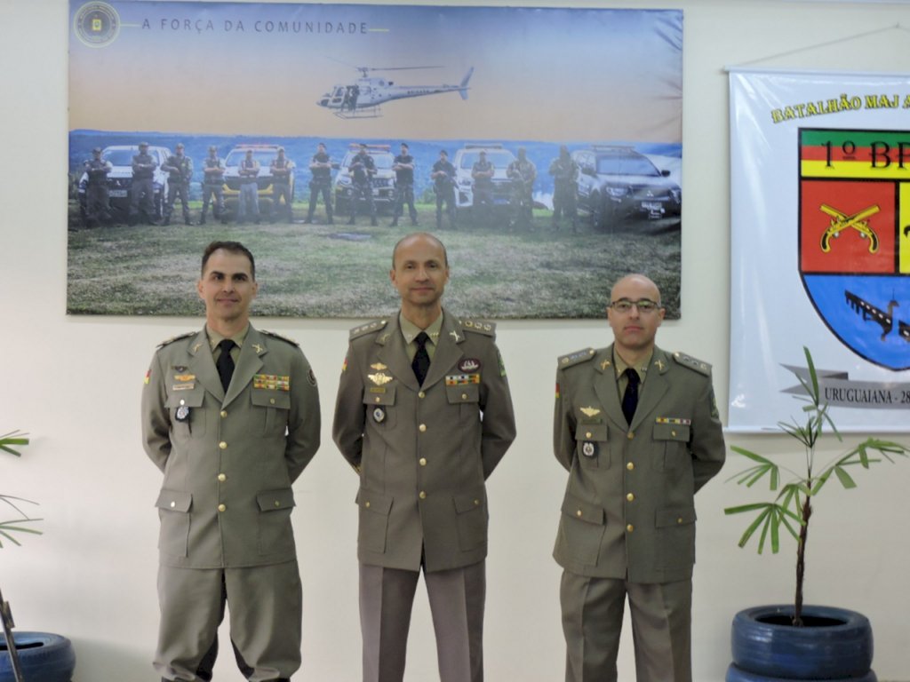 Empossado novo comandante do 1º BPAF