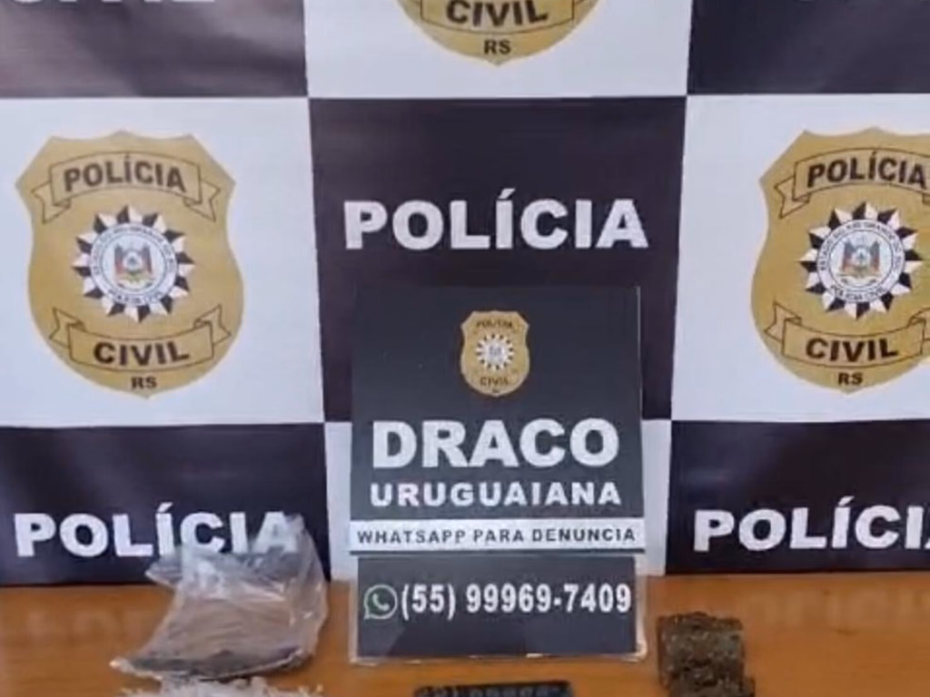 Polícia prende traficante com mais de meio quilo de drogas e arma de fogo