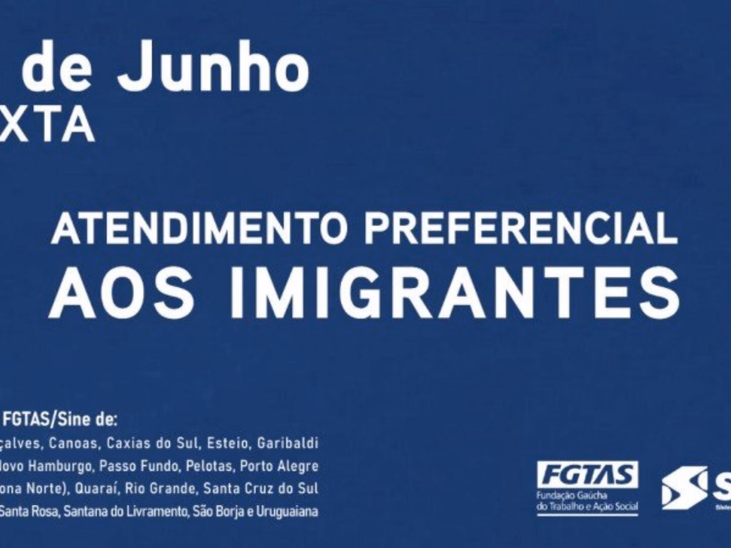 Agências realizam atendimento preferencial a migrantes nesta sexta-feira