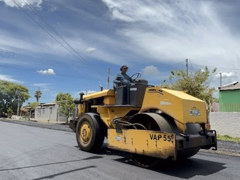 Asfaltamento da Rua Sarandi será concluído nesta semana