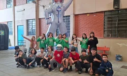 Planetário itinerante leva experiência imersiva às escolas de Uruguaiana
