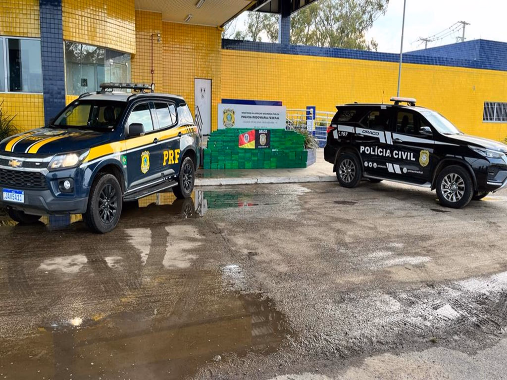 PRF e Polícia Civil prendem quadrilha com meia tonelada de cocaína
