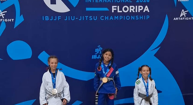 Atleta uruguaianense conquista ouro internacional no jiu-jítsu 