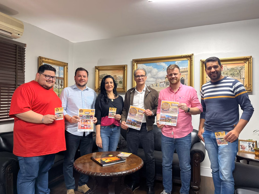 Ronnie Mello recebe visita do vice-prefeito de Bagé