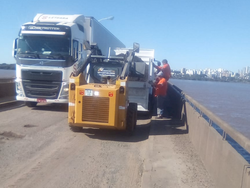 Ponte Internacional passa por obras no lado argentino