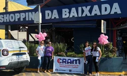 Rede de proteção promove blitz contra violência à mulher no Camelódromo