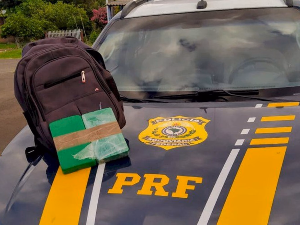 Homem preso com R$ 100 mil em cocaína a caminho de Uruguaiana
