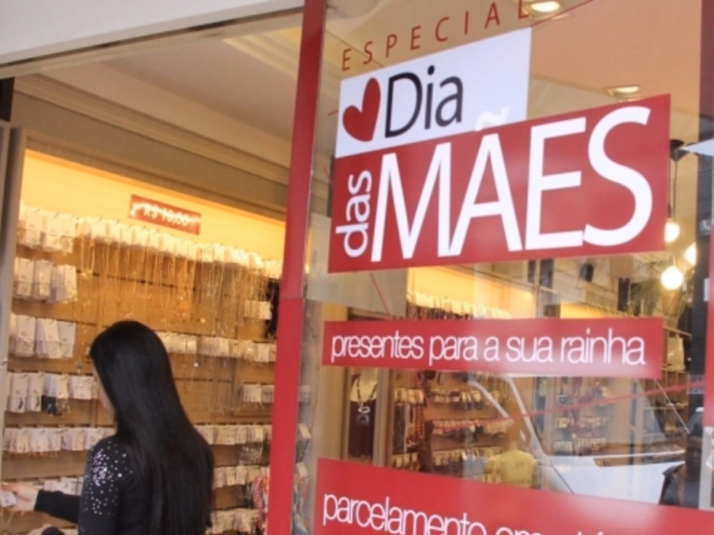 Comércio teve aumento nas vendas no Dia das Mães