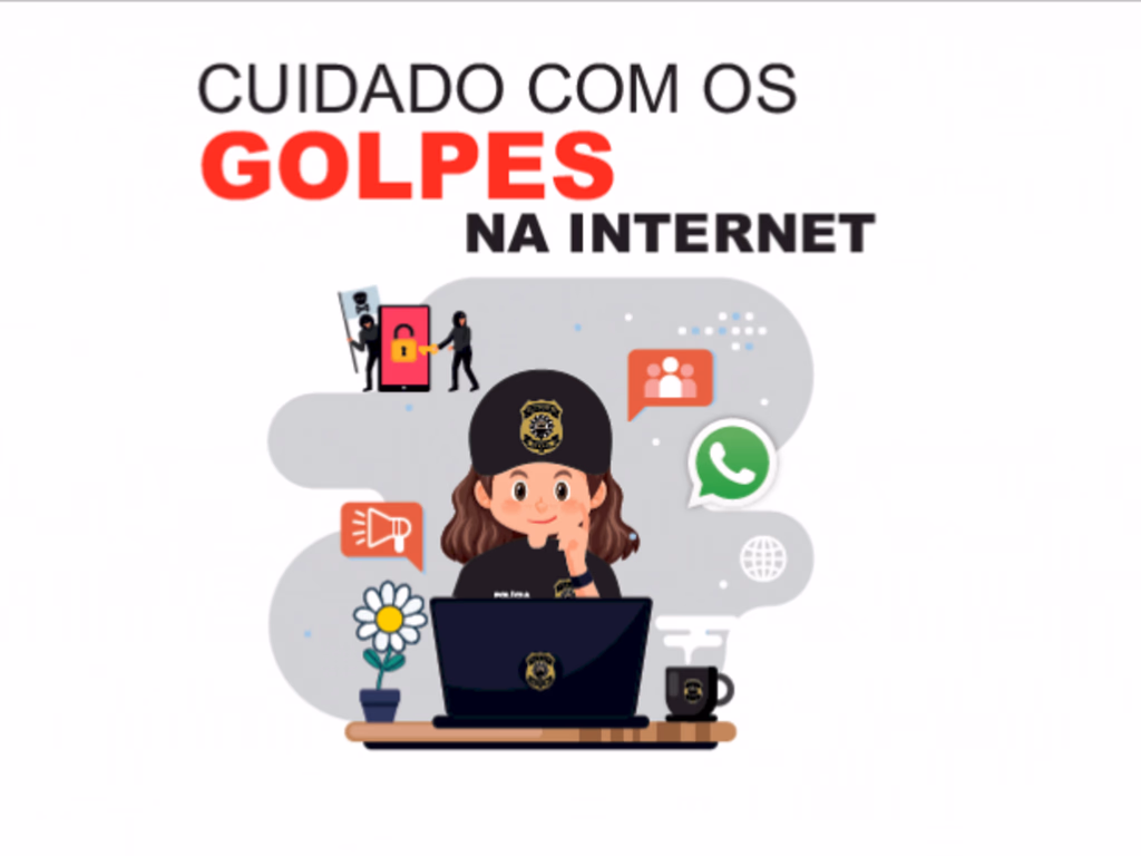 Cartilha da PC alertar sobre golpes na internet