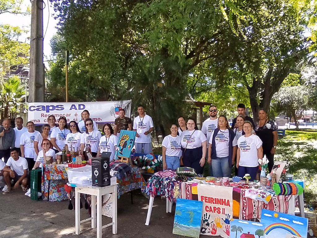 Blitz conscientizou a comunidade sobre Saúde Mental