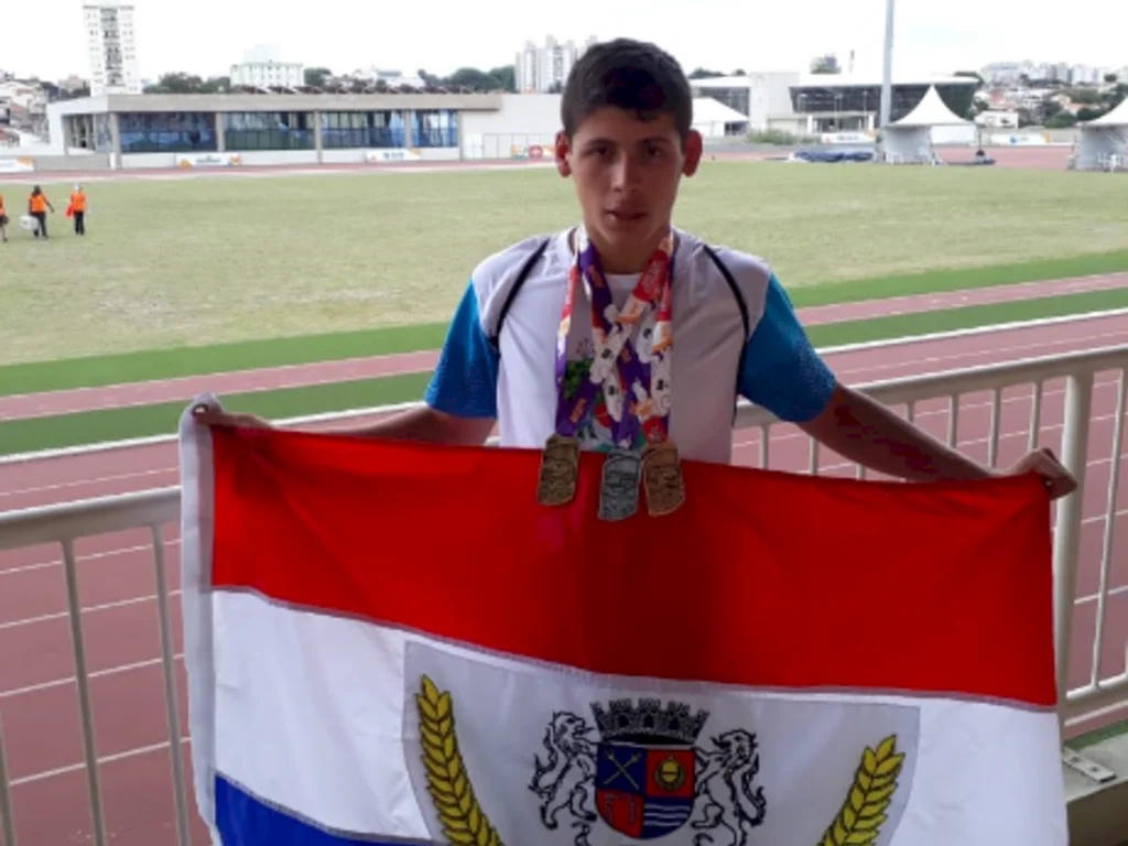 Uruguaianense conquista dois ouros e uma prata nas Paralimpíadas Escolares