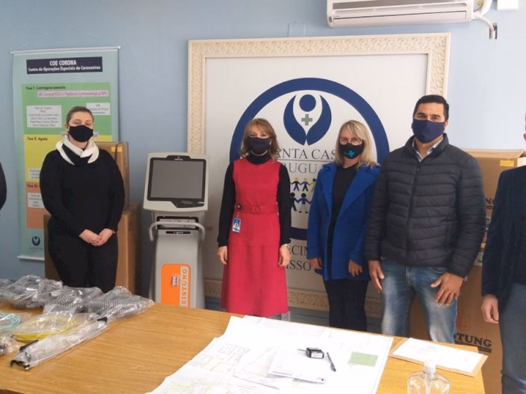 Santa Casa recebe dez respiradores do Governo do Estado