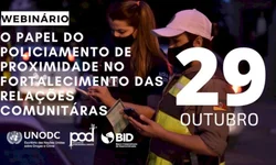 Webinário aborda importância do policiamento de proximidade