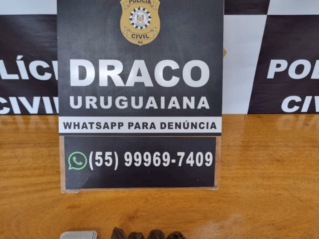 Homem é preso por tráfico de drogas