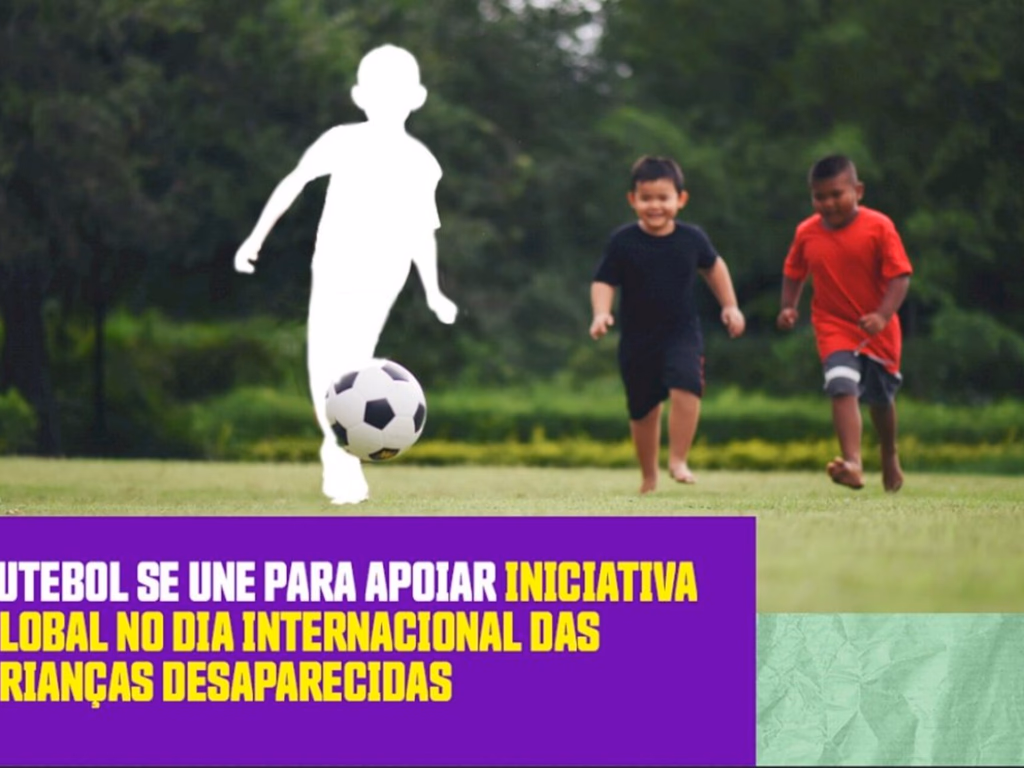 Clubes apoiam campanha para ajudar a encontrar crianças desaparecidas