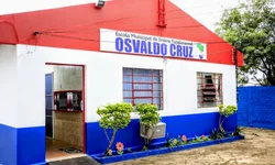 Escola Osvaldo Cruz recebe nova pintura