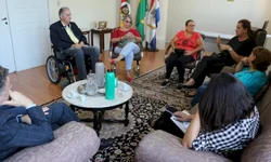 Câmara recebe visita da Presidente do Comdicau