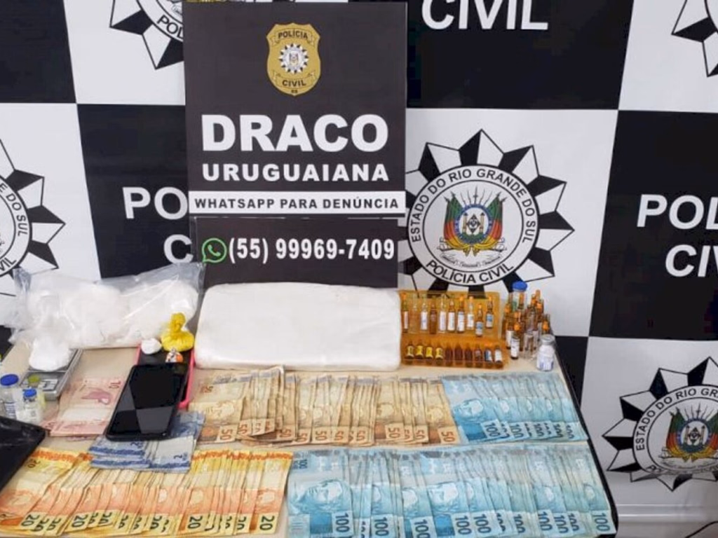 Duas pessoas presas por tráfico de cocaína