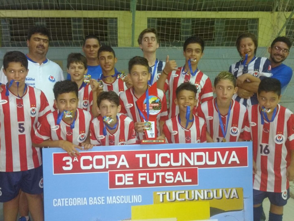 Categoria de base da AEU conquista título na 3ª Copa Tucunduva de Futsal