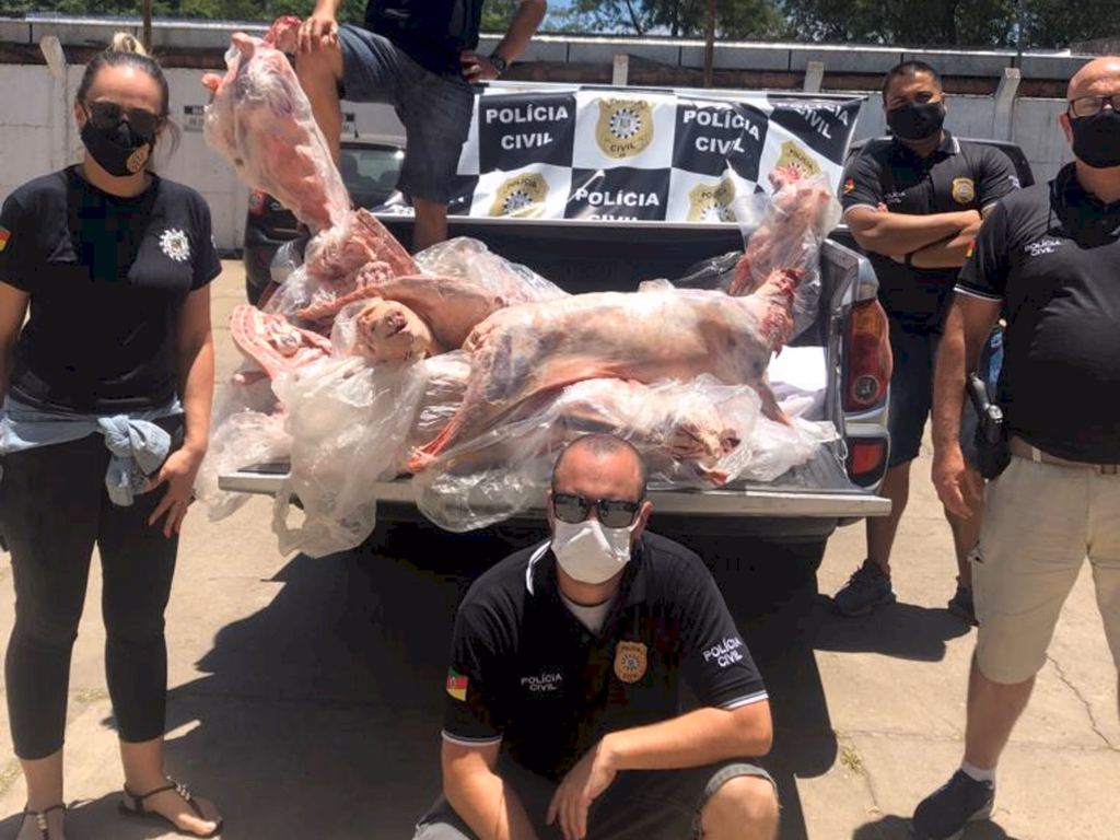 Operação apreende mais de 200kg de carne