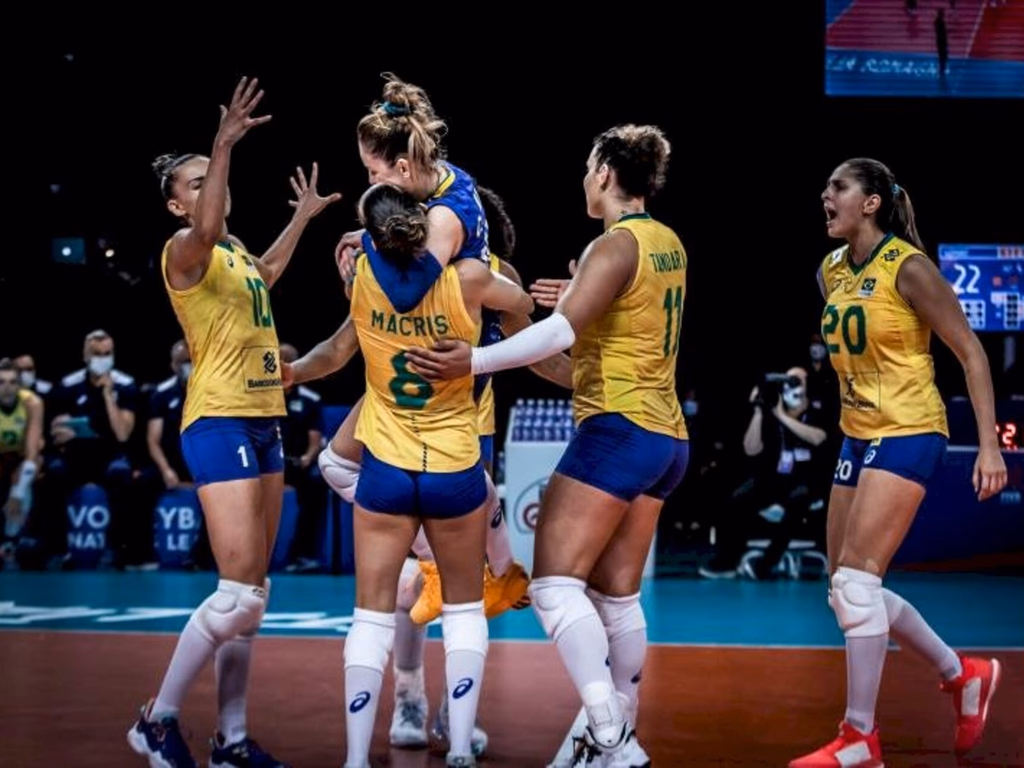 Seleção feminina vence Alemanha e é vice-líder da Liga das Nações