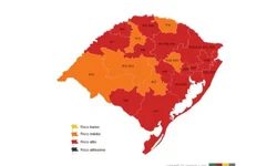 Uruguaiana não apresentou melhora, mas continua na bandeira laranja