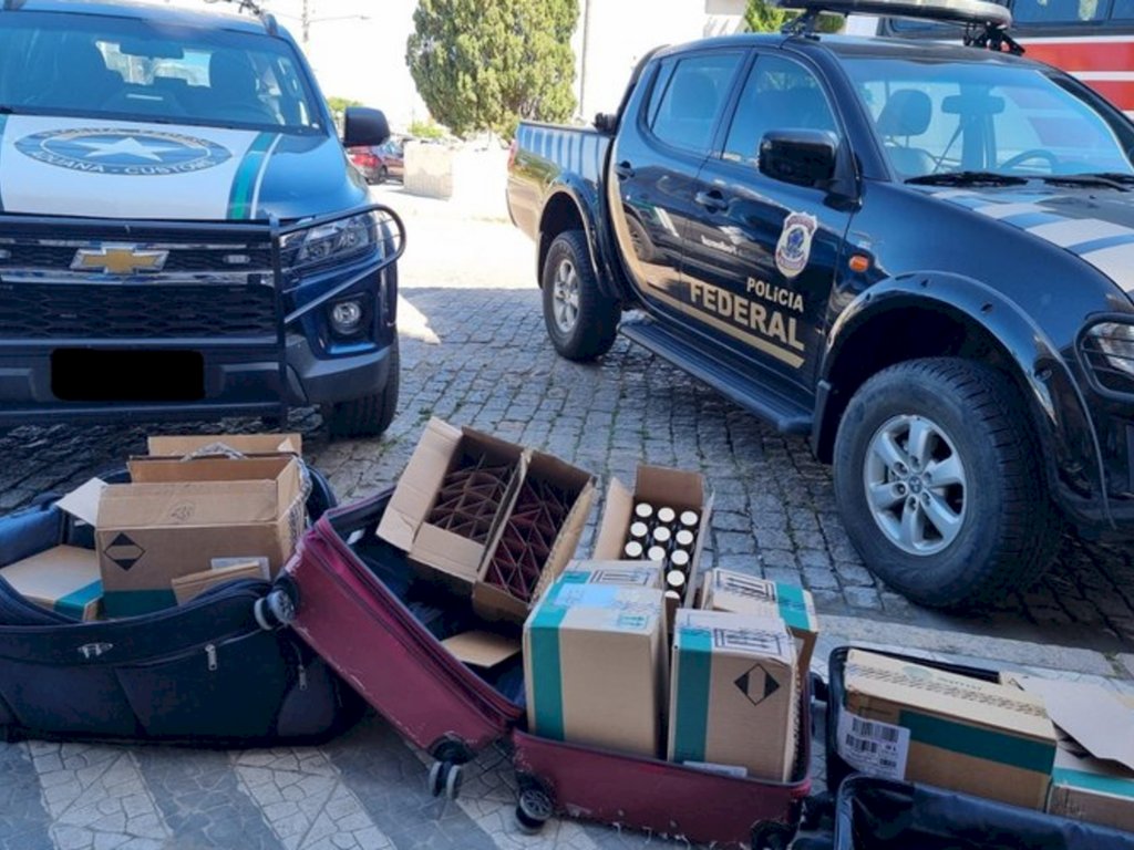 Produtos que seriam vendidos em Uruguaiana são apreendidos em Jaguarão