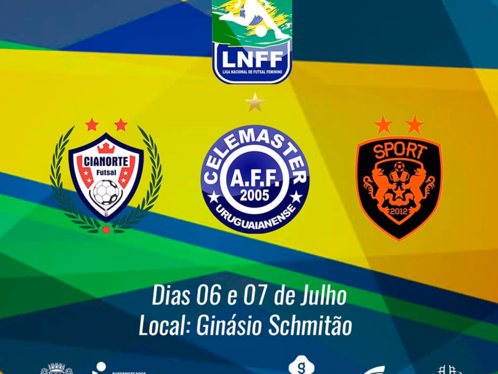 Uruguaiana sedia fase classificatória da Liga Nacional de Futsal Feminino