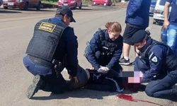 Guardas municipais salvam vida de vítima de atropelamento