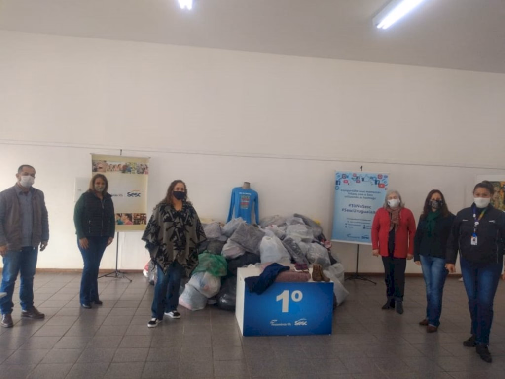 Sesc entrega doações arrecadadas durante o Dia do Desafio
