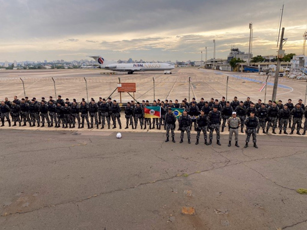 Choque reforça policiamento em Brasília